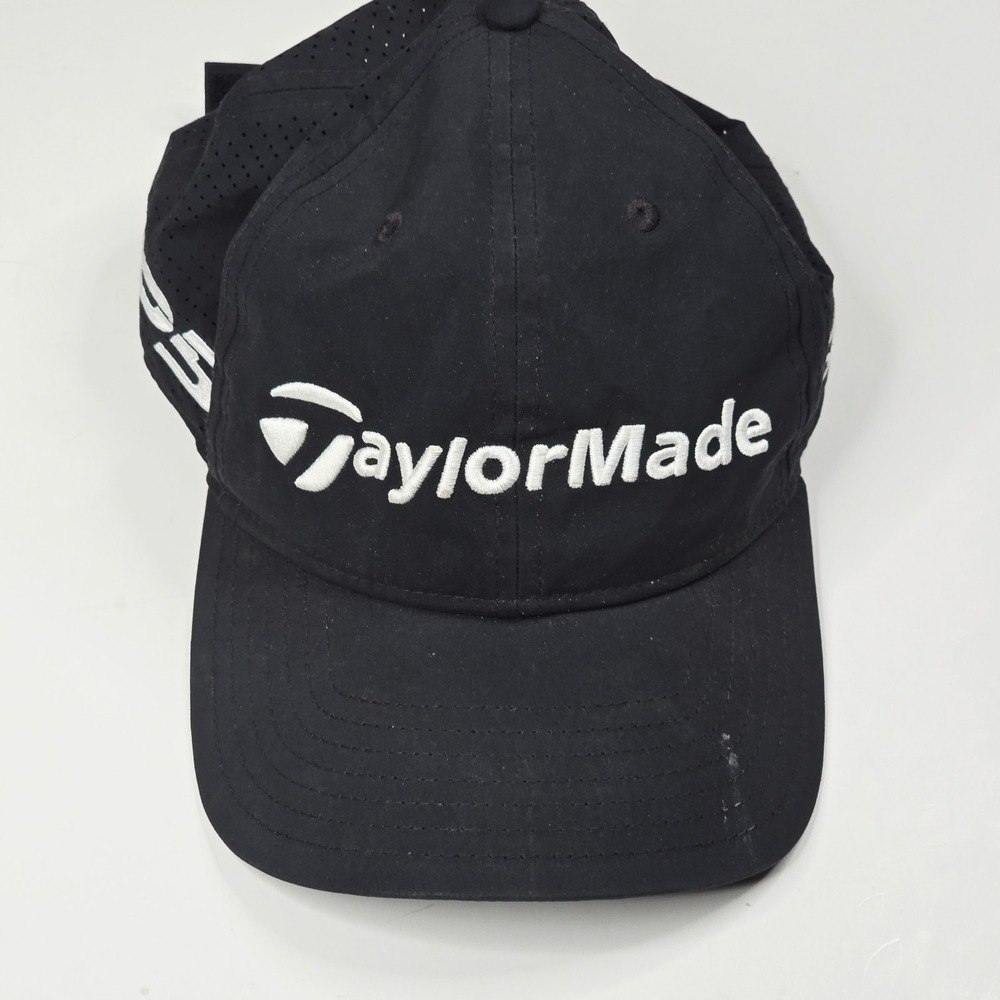NWT TaylorMade Tour Radar Golf Hat Mens Black Stealth TP5 Adjustable Cap